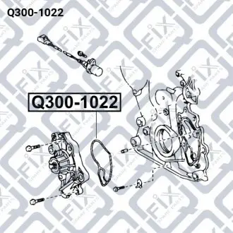 Прокладка масляного насосу Q-fix Q300-1022