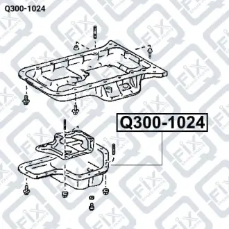 ПОДДОН МАСЛА Q-fix Q300-1024