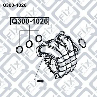 Прокладка впускного колектора Q-fix Q300-1026