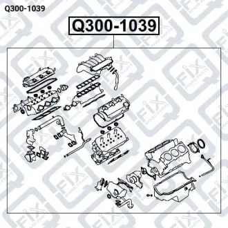 ПРОКЛАДКИ ДВИГАТЕЛЯ (К-Т) Q-fix Q300-1039
