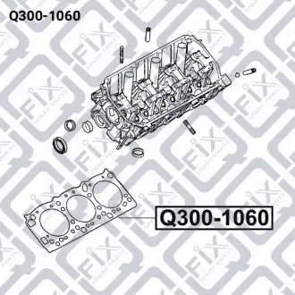 Прокладка ГБЦ Q-fix Q300-1060