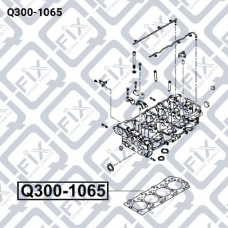 Прокладка ГБЦ Q-fix Q300-1065 (фото 1)