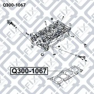 Прокладка ГБЦ Q-fix Q300-1067
