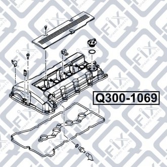 Прокладка клапанной крышки Q-fix Q300-1069 (фото 1)