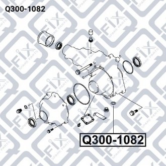 Шайба пробки заднього мосту Q-fix Q300-1082