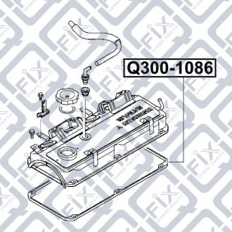 Прокладка клапанной крышки Q-fix Q300-1086 (фото 1)