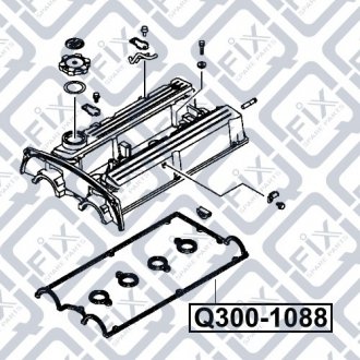 Прокладка клапанной крышки Q-fix Q300-1088 (фото 1)