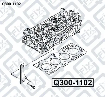 Прокладання ГБЦ Q-fix Q300-1102