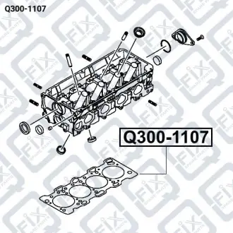 Прокладання ГБЦ Q-fix Q300-1107