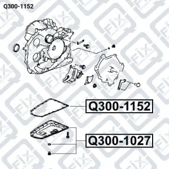 Прокладка піддону АКПП Q-fix Q300-1152