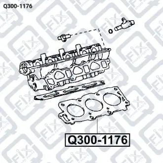 ПРОКЛАДКА ГБЦ ЛЕВАЯ Q-fix Q300-1176