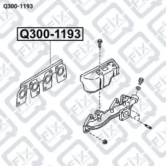 Прокладка випускного колектора Q-fix Q300-1193