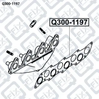 Прокладка випускного колектора Q-fix Q300-1197
