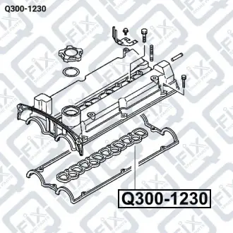 Прокладка кришки клапанів Q-fix Q300-1230