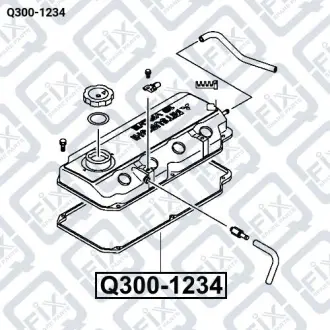 ПРОКЛАДКА КРЫШКИ КЛАПАНОВ Q-fix Q300-1234