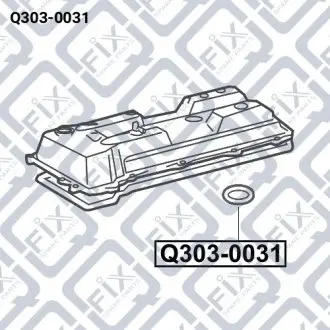 Кільце ущільнювача свічкового колодязя Q-fix Q303-0031