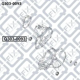Сальник приводу Q-fix Q303-0093
