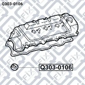 Уплотнительное кольцо свечного колодца Q-fix Q303-0106