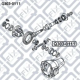 Сальник приводу Q-fix Q303-0111