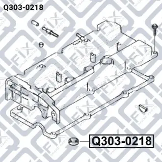 Уплотнительное кольцо свечного колодца Q-fix Q303-0218