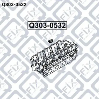 Уплотнительное кольцо свечного колодца Q-fix Q303-0532