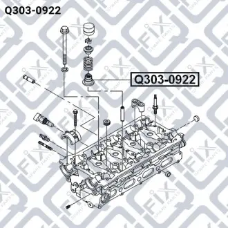 Сальник клапана Q-fix Q303-0922