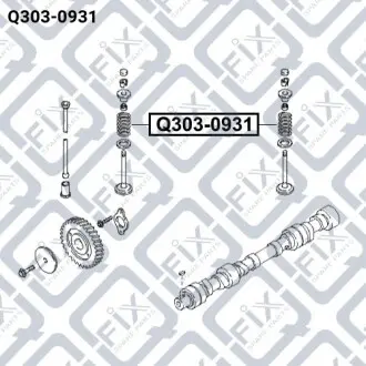 Сальник клапана Q-fix Q303-0931