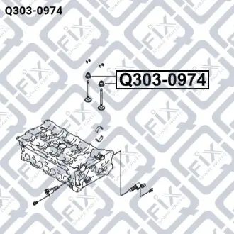 Сальник клапана Q-fix Q303-0974