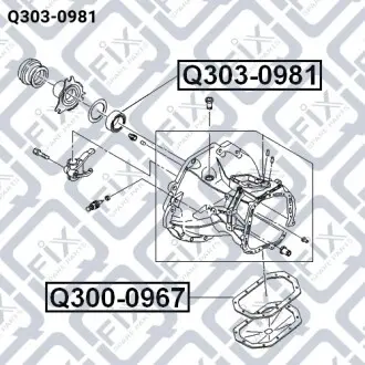 Сальник первичного вала Q-fix Q303-0981