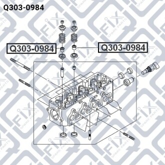 Сальник клапана Q-fix Q303-0984