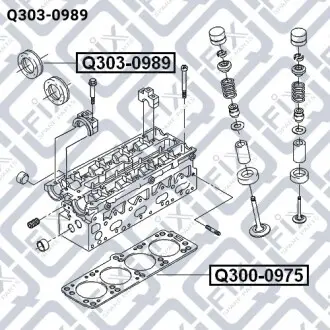 Сальник вала (передний) Q-fix Q303-0989