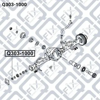 Сальник приводу Q-fix Q303-1000