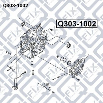 Сальник приводу (лівий) Q-fix Q303-1002