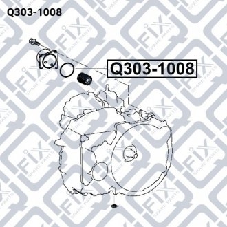 Прокладка (кольцо) фильтра АКПП Q-fix Q303-1008