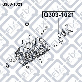 Прокладка (кольцо) крышки распределительного вала Q-fix Q303-1021