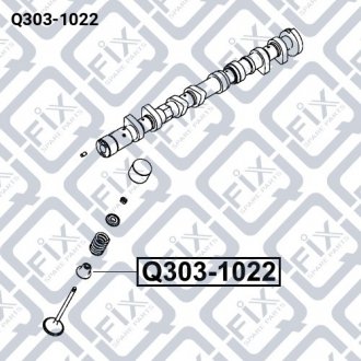 Сальник клапана Q-fix Q303-1022