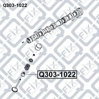 Сальник клапана Q-fix Q303-1022