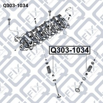 Сальник впускного клапана Q-fix Q303-1034