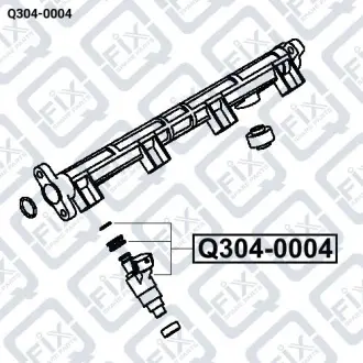 ФОРСУНКА ТОПЛИВНАЯ Q-fix Q304-0004