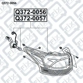 ФОНАРЬ ЗАДНИЙ ЛЕВЫЙ Q-fix Q372-0056