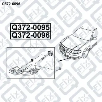 Фара протитуманна права Q-fix Q372-0096