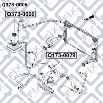 Крышка расширительного бачка Q-fix Q373-0006