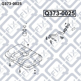 Крышка топливного бака Q-fix Q373-0025