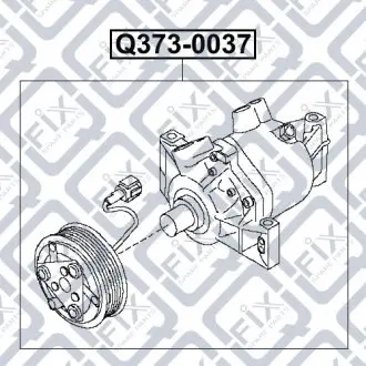 Компрессор кондиционера Q-fix Q373-0037