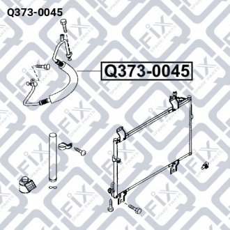 Трубка кондиционера Q-fix Q373-0045 (фото 1)
