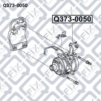 Компресор кондиціонера Q-fix Q373-0050