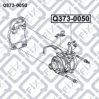 Компрессор кондиционера Q-fix Q373-0050