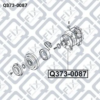 Компрессор кондиционера Q-fix Q373-0087