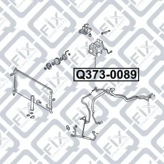 Компрессор кондиционера Q-fix Q373-0089