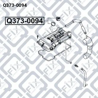 Кришка маслозаливної горловини Q-fix Q373-0094